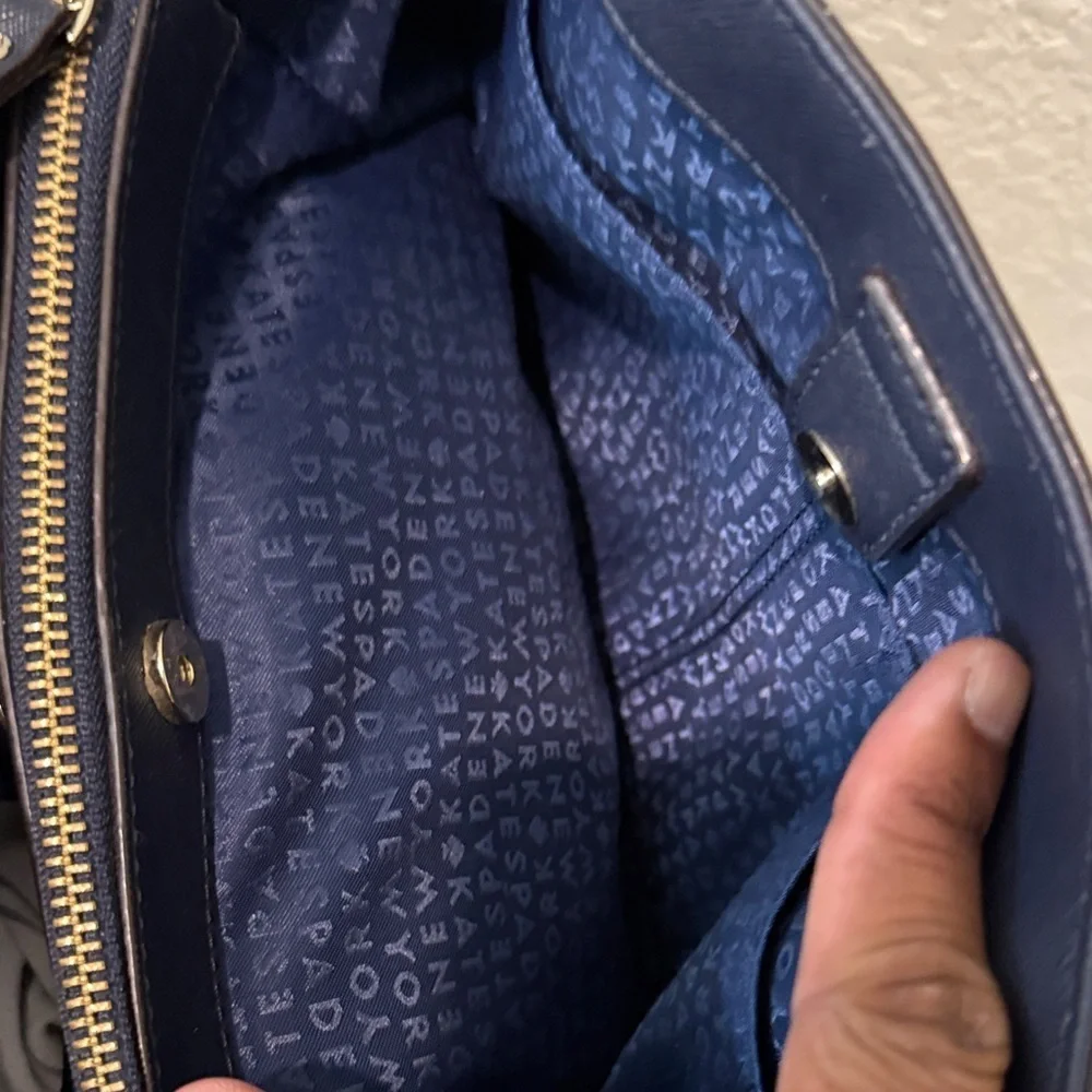 Kate Spade Midnight Blue Satchel - Picture 11 of 16